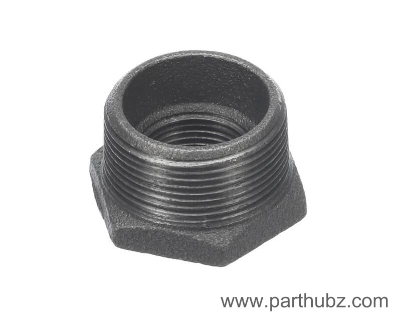 Champion 100979 Reducer Bushing, Hex, 1 1/2" x 1", Black Iron