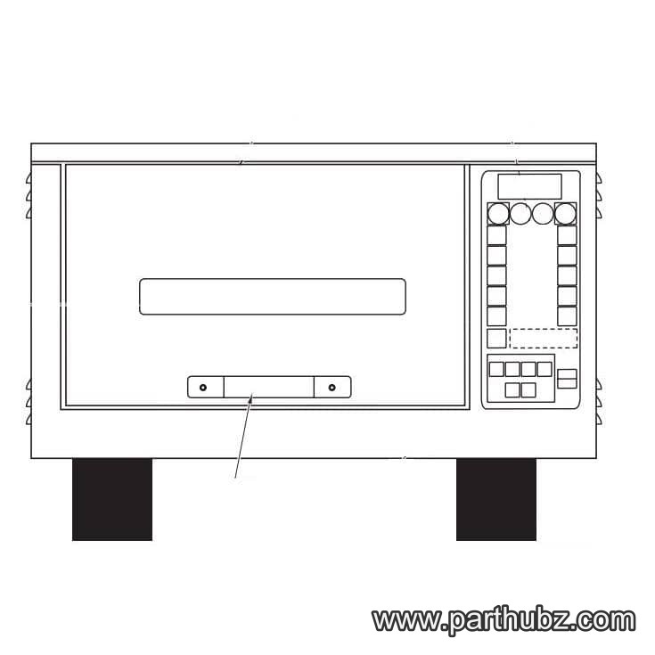 Hobart 00-424044-00001 HANDLE,DOOR
