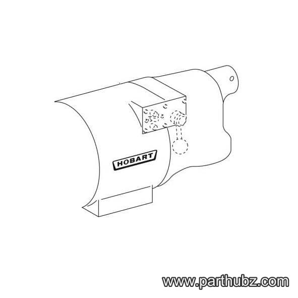 Hobart 00-439956-00007 HOUSING,SUB ASSY (WHITE)
