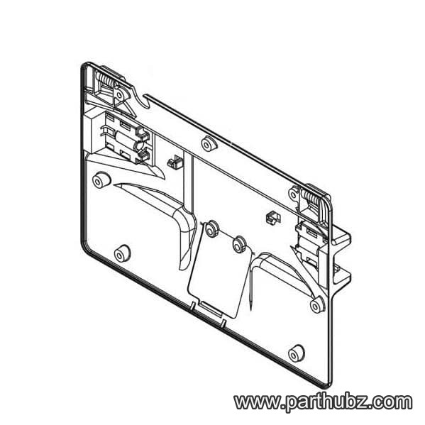 Hobart 00-447018 HOUSING, CONSOLE, REAR, BLACK