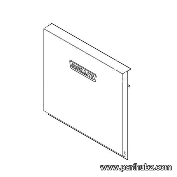 Hobart 00-948853-00002 DOOR, ASSEMBLY., UPR, SLIDING, PW2