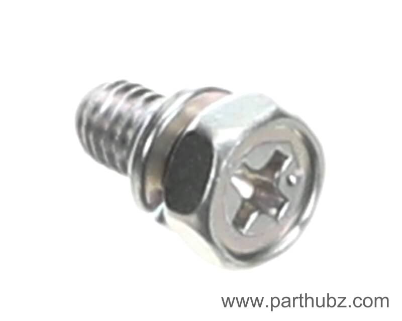 Hoshizaki 4A3277F01 Bolt/Screw with Lock Washer, Phillips Hex Head, Coil